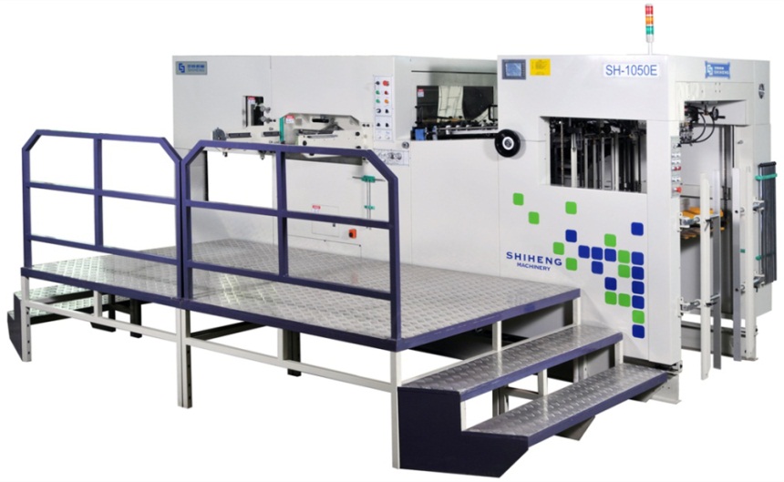 Flat bed die cutting machine 1050