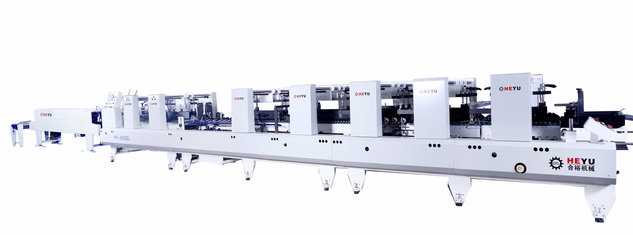 Automatic Lock Bottom Plastic Box Folder Gluer HY-800GL