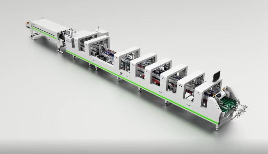 Automatic Lock Bottom Plastic Box Folder Gluer